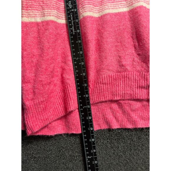 GAP Tunic Crewneck Rainbow SweaterWomens Size L Spaceday Blue Long Sleeve - Picture 5 of 6